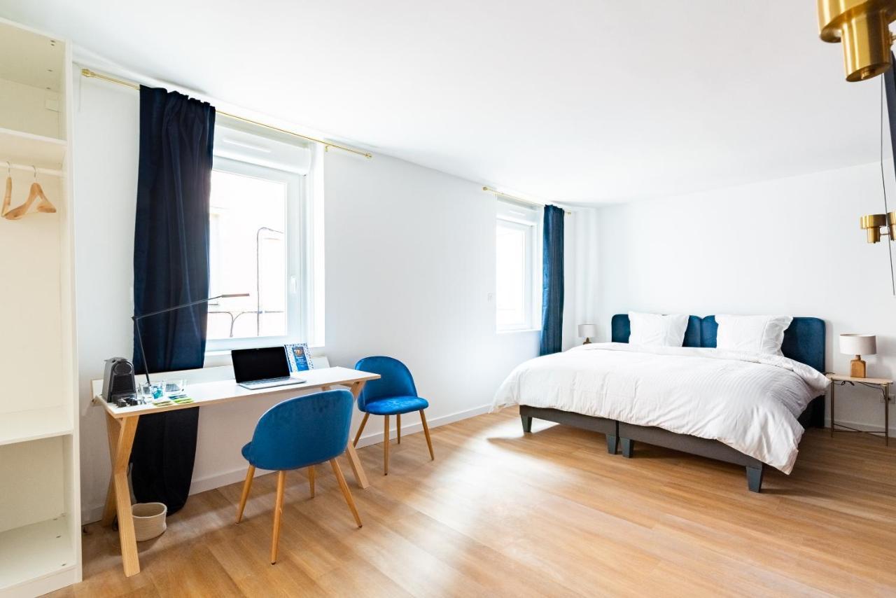 Ferienwohnung Calme & Chic Bleu - Proche Gare Et Centre Dijon Exterior foto